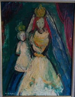 La Reine, 1947, par l'artiste français transgender JM Poulain