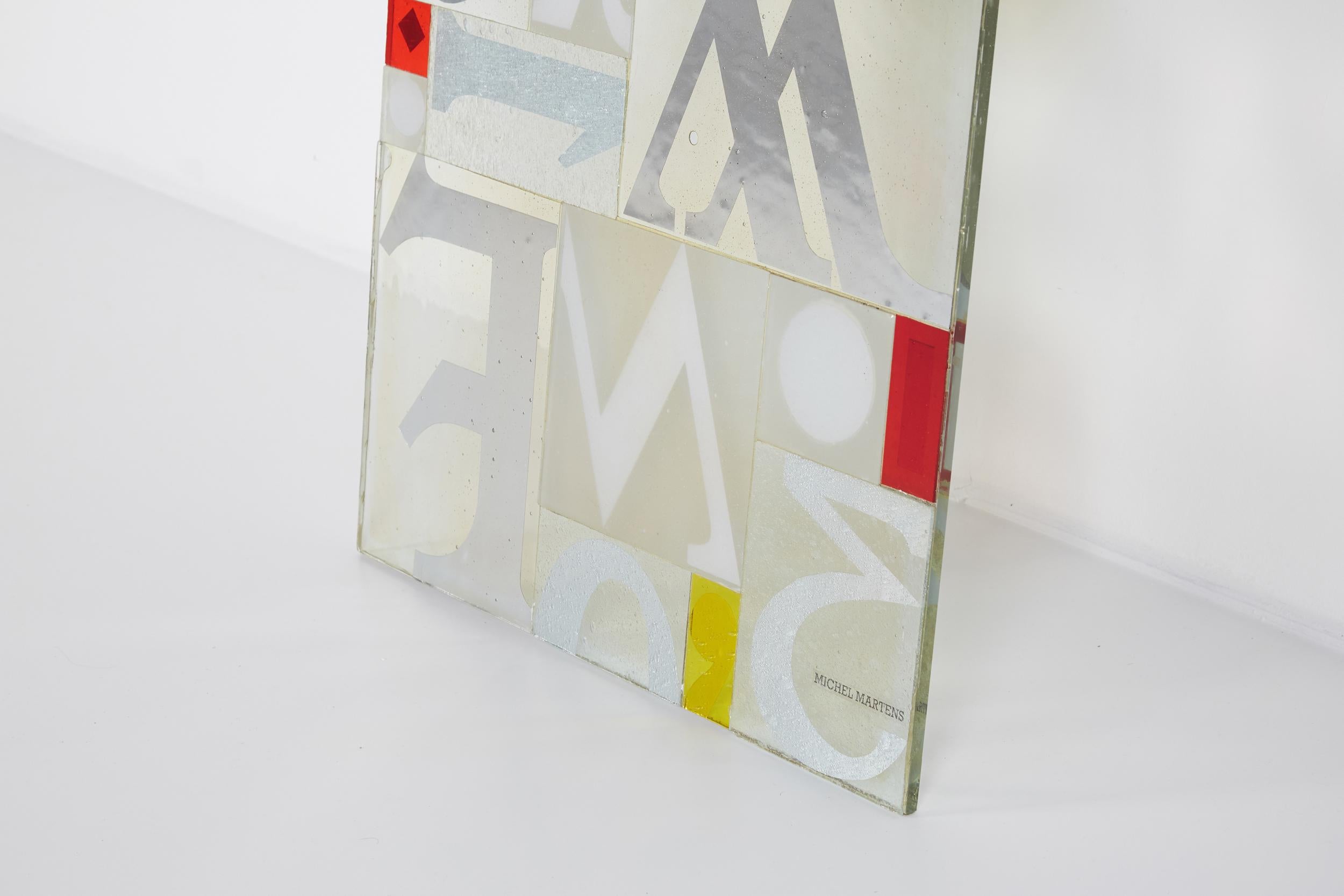 Postmoderne Glasskulptur aus belgischer Kunst und Design, Michel Martens (Belgisch) im Angebot