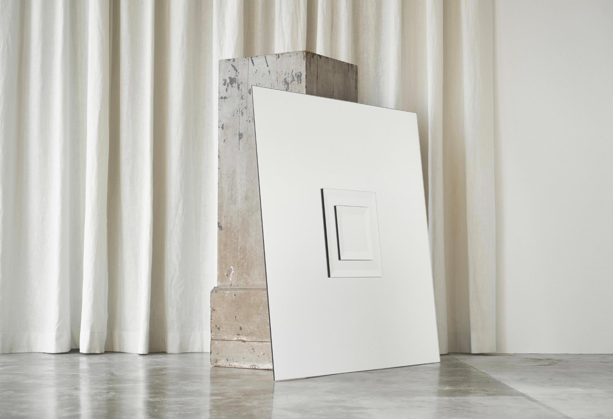 Very rare art mirror by the renowned Belgian glass and mirror artist Michel Martens.

Art mirrors by Michel Martens (1921-2006) are rarely seen on the market - as his production was very limited and the pieces were already high-end niche items when