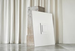 Michel Martens Rare Large Art Mirror 1970s