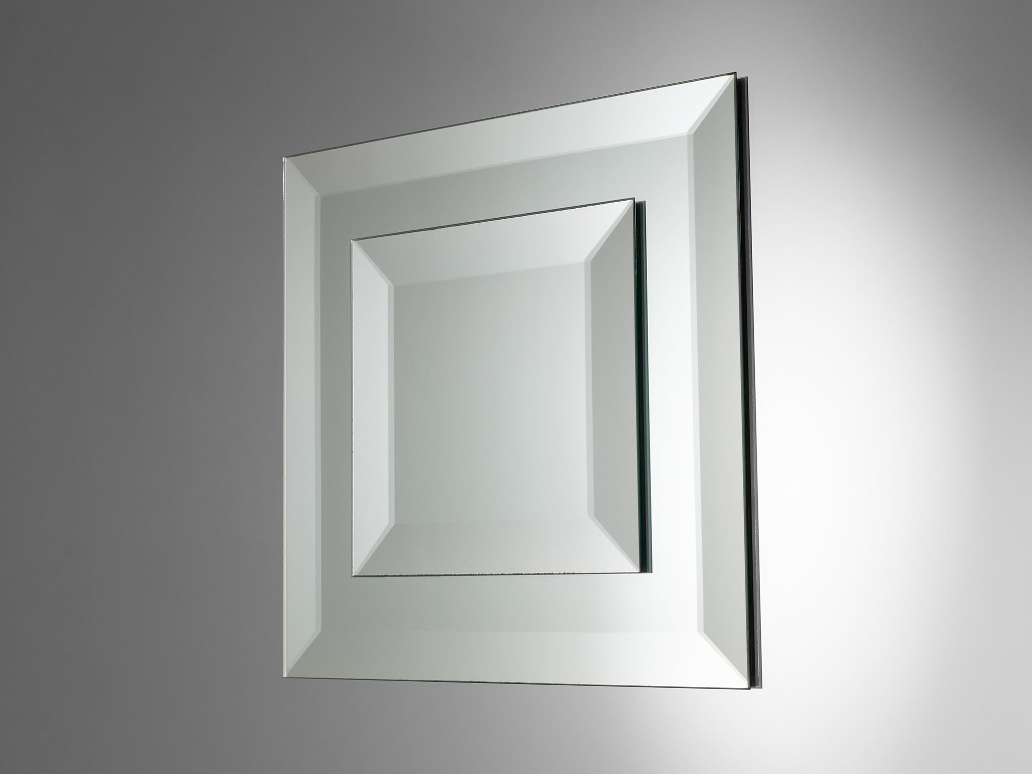 Late 20th Century Michel Martens Wall-Mounted Mirror Art