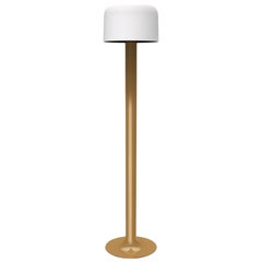 Michel Mortier 10527 Lampada da terra in metallo e vetro per Disderot in Chamois