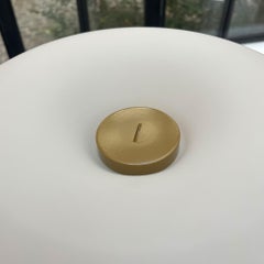 Michel Mortier 10576 Metal and Glass Table Lamp for Disderot in Chamois