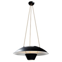 Lampe à suspension Michel Mortier M4 en noir pour Disderot