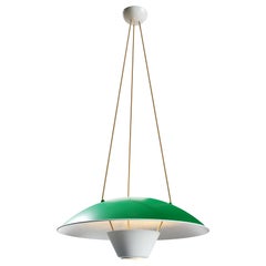 Lampe à suspension M4 de Michel Mortier en vert pour Disderot