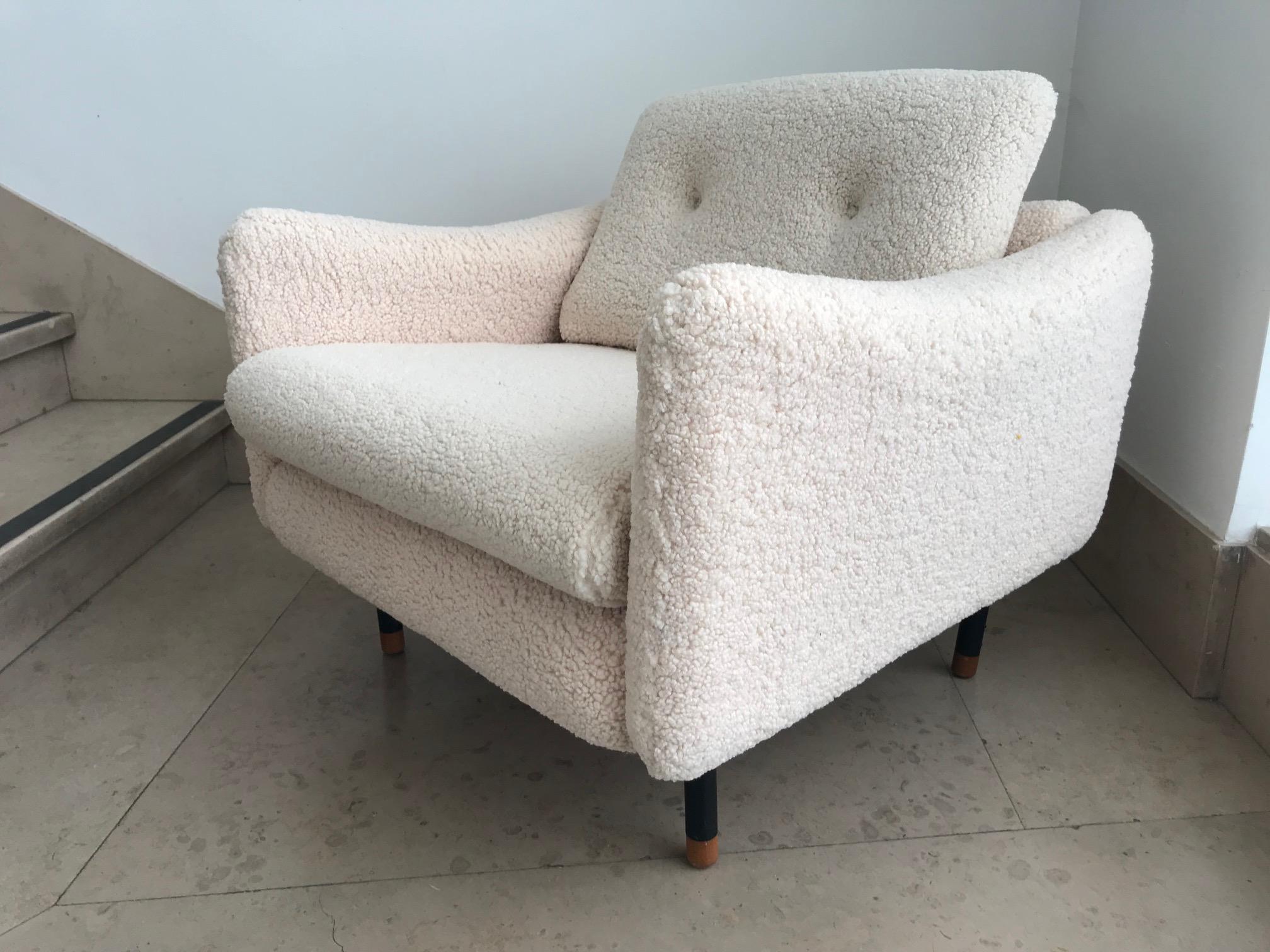 Français Fauteuil « Teckel » de Michel Mortier pour Steiner, France, années 1960 en vente