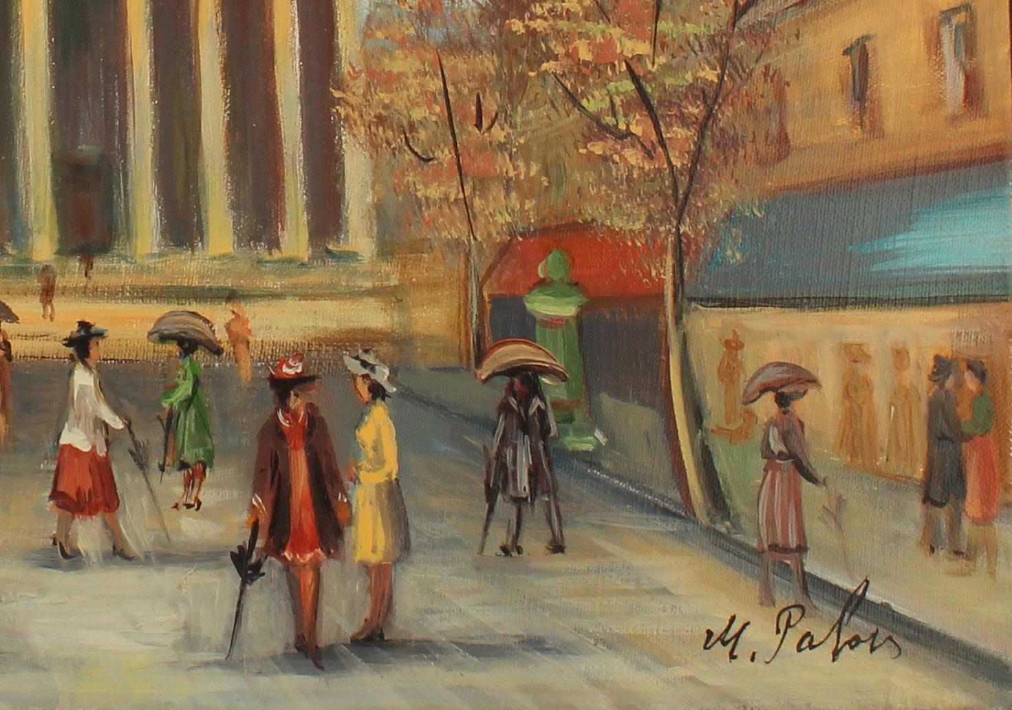 La Madeleine  - Impressionnisme Painting par Michel Pabois