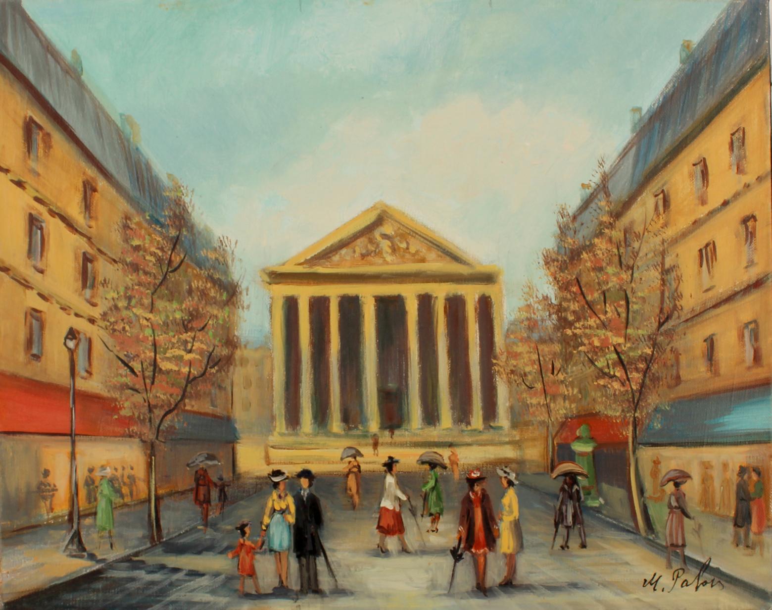 Landscape Painting di Michel Pabois - La Madeleine