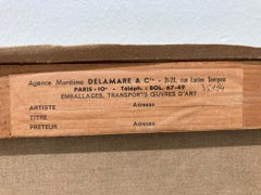 Dynamic & Colorful Mid-Century Painting by French Artist Michel Patrix