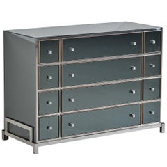 Michel Pigneres Mirrored Chest of Drawers