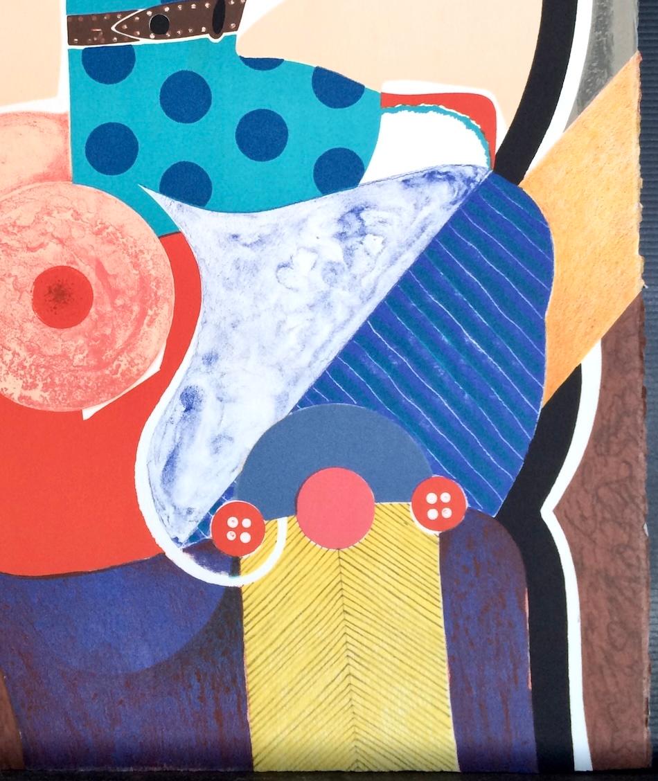 FEMME DÉNUDÉE, Signed Lithograph, Modern Nude Portrait, Pop Art Eroticism For Sale 1