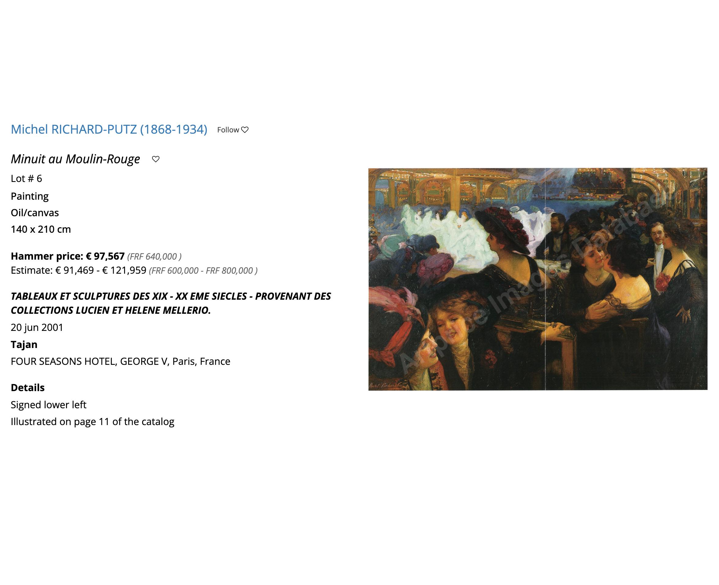 Paisaje marino meridional francés Pintura al óleo sobre lienzo Por Michel Richard Putz en venta 5