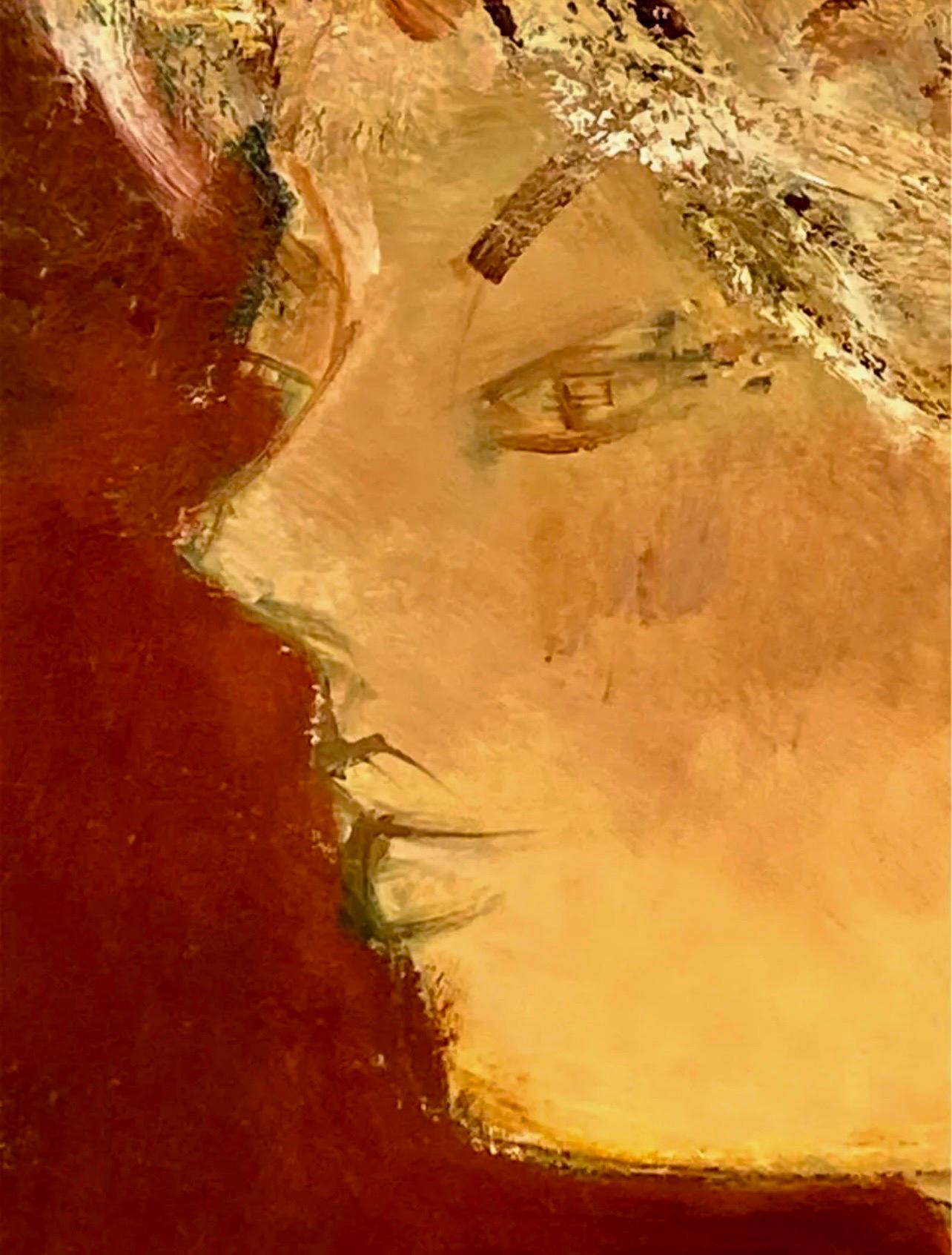 Ritratto astratto di donna del XX secolo 
