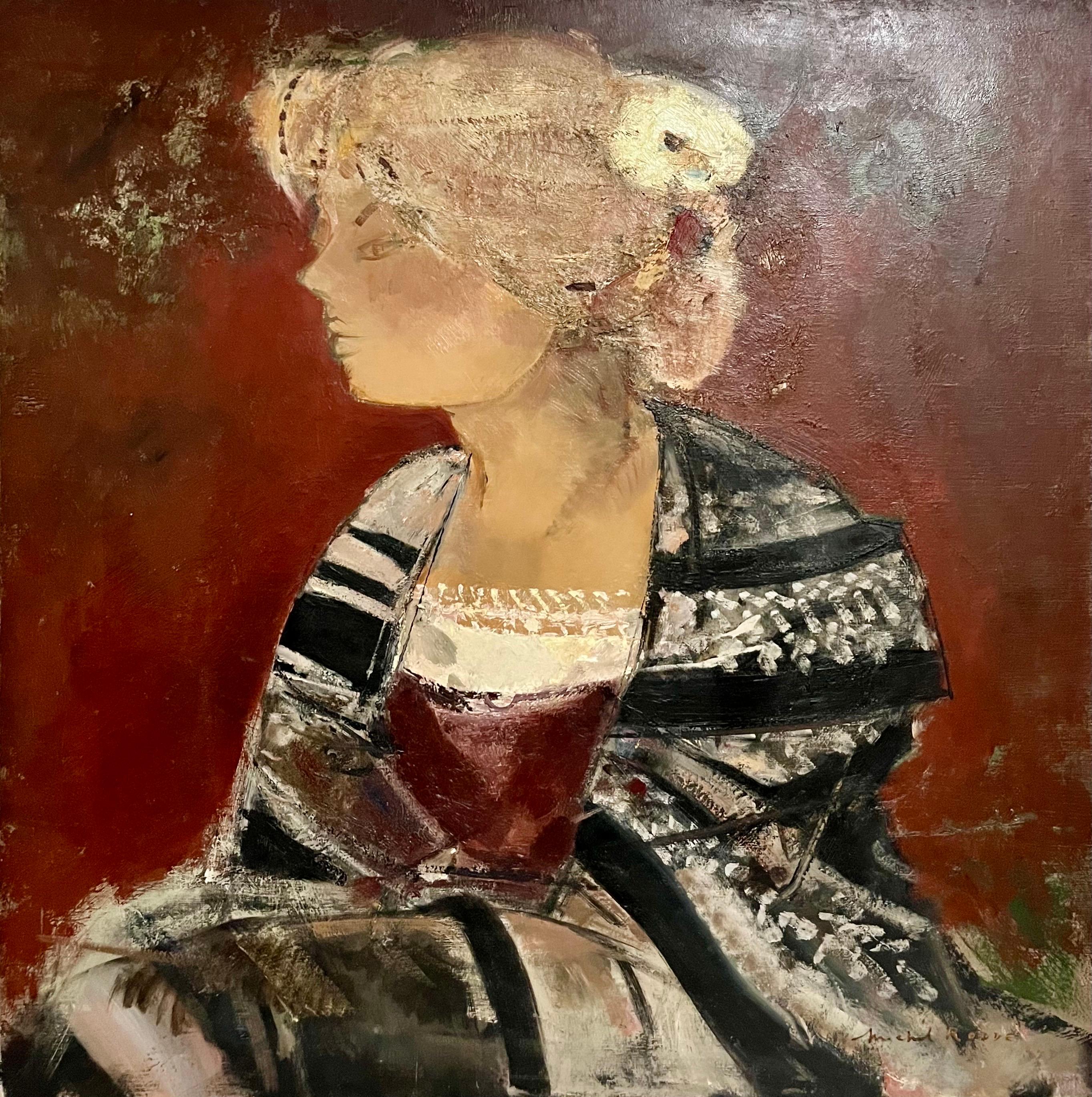 Ritratto astratto di donna del XX secolo 