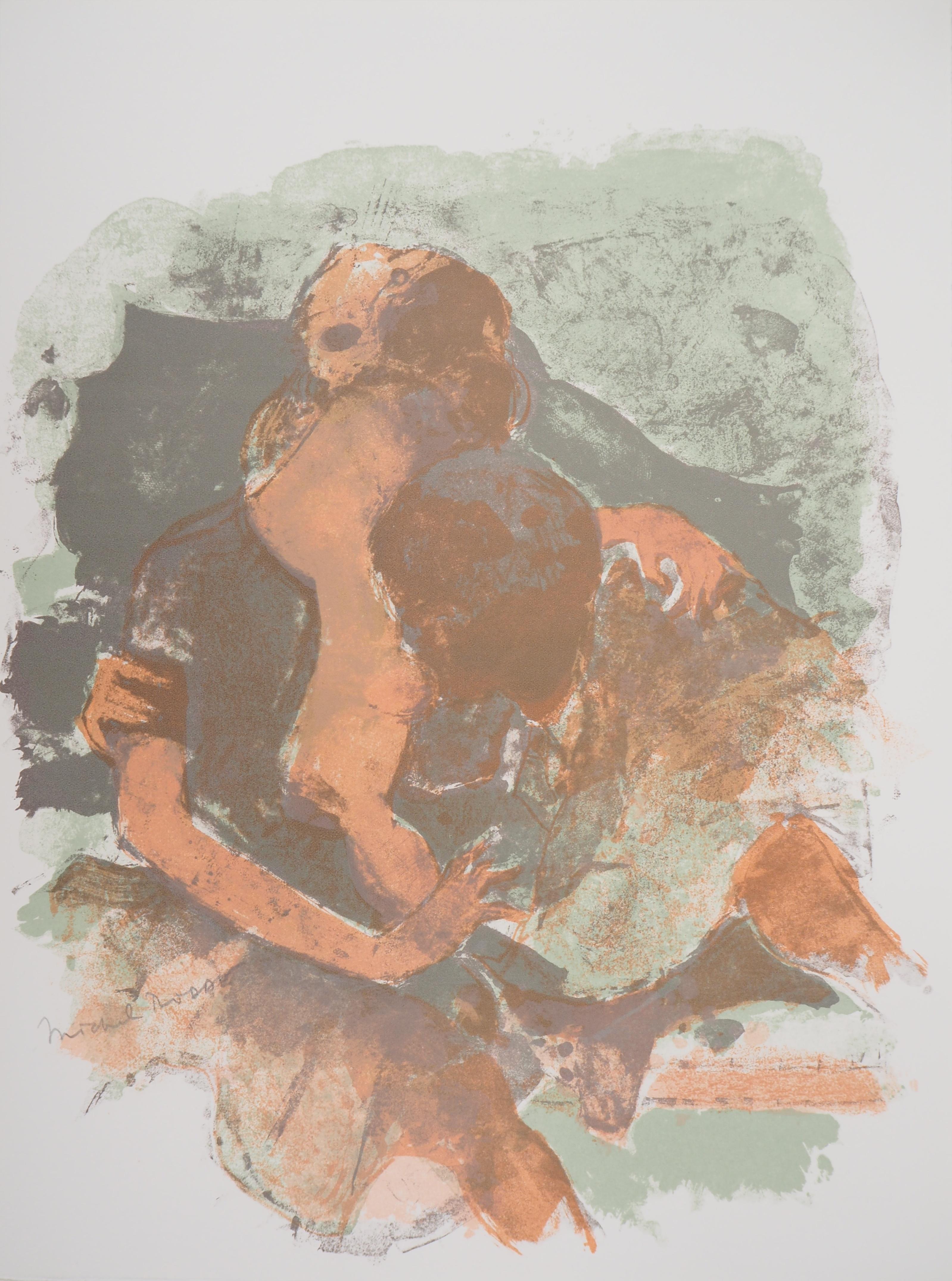 Michel RODDE
Lovers : The Erotic Hug, 1966

Original lithograph
Handsigned in pencil
On Auvergne vellum 37 x 28 cm (c. 15 x 11 inch)

Excellent condition