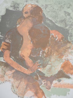 Vintage Lovers : The Erotic Hug - Original handsigned lithograph