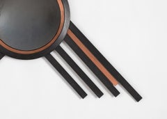 Michel Salerno, "Axiom, " Handmade Iron and Copper Mirror, France, 2020