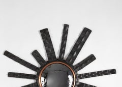 Michel Salerno, "Biancaredou, " Handmade Iron and Copper Mirror, France, 2020