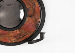 Michel Salerno, Handmade Mirror with Candle Holders, France, 2020