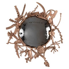 Michel Salerno, "Memoire, " Handmade Bronze Mirror, France, 2020