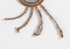 Michel Salerno, "Petit Poulpe, " Handmade Bronze Mirror, France, 2020