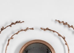 Michel Salerno, "Peut-il Symbolique, " Handmade Bronze Mirror, France, 2020