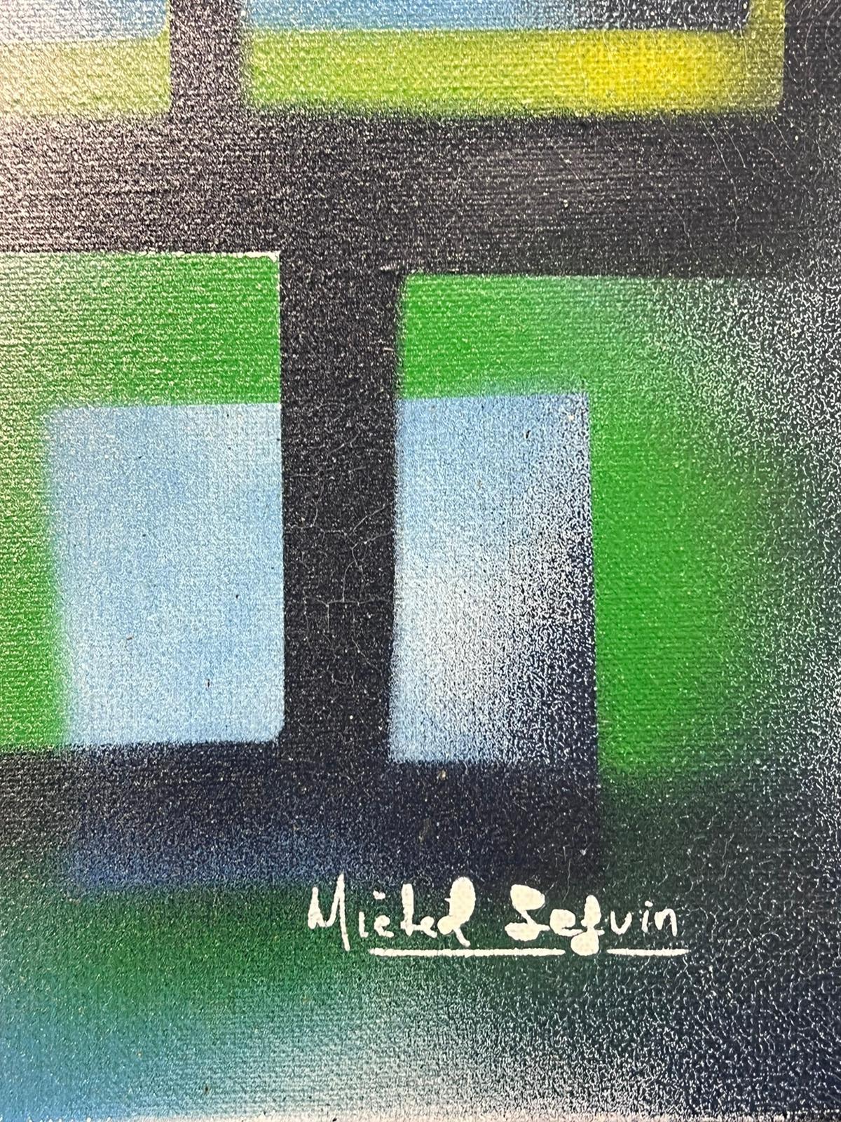 Abstract Composition
by Michel Seguin (French contemporary)
signed, paint on canvas, unframed
canvas: 25.5 x 21 inches
provenance: private collection, Paris
condition: very good and sound condition