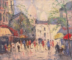 'Paris in the Spring', Montmartre with the Basilica of Sacré-Cœur