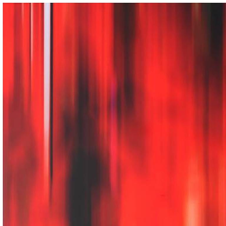 Temporarily Like a Concerto Only It's Red - Abstract Mixed Media Art by Michel Tabori