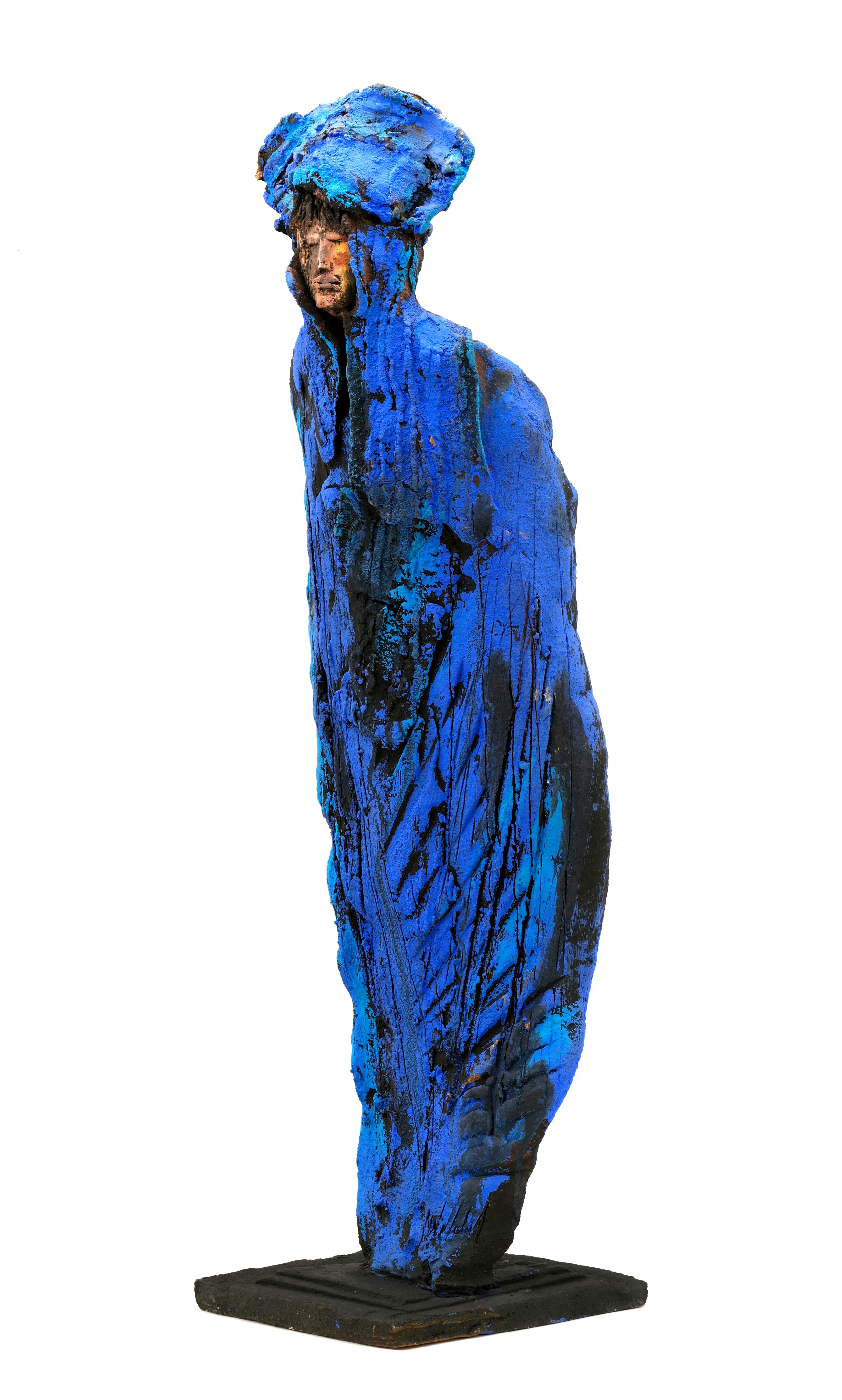 A. Michel WOHLFAHRT Scultura in terracotta, Francia, 2000 ca. In condizioni ottime in vendita a Saint-Amans-des-Cots, FR