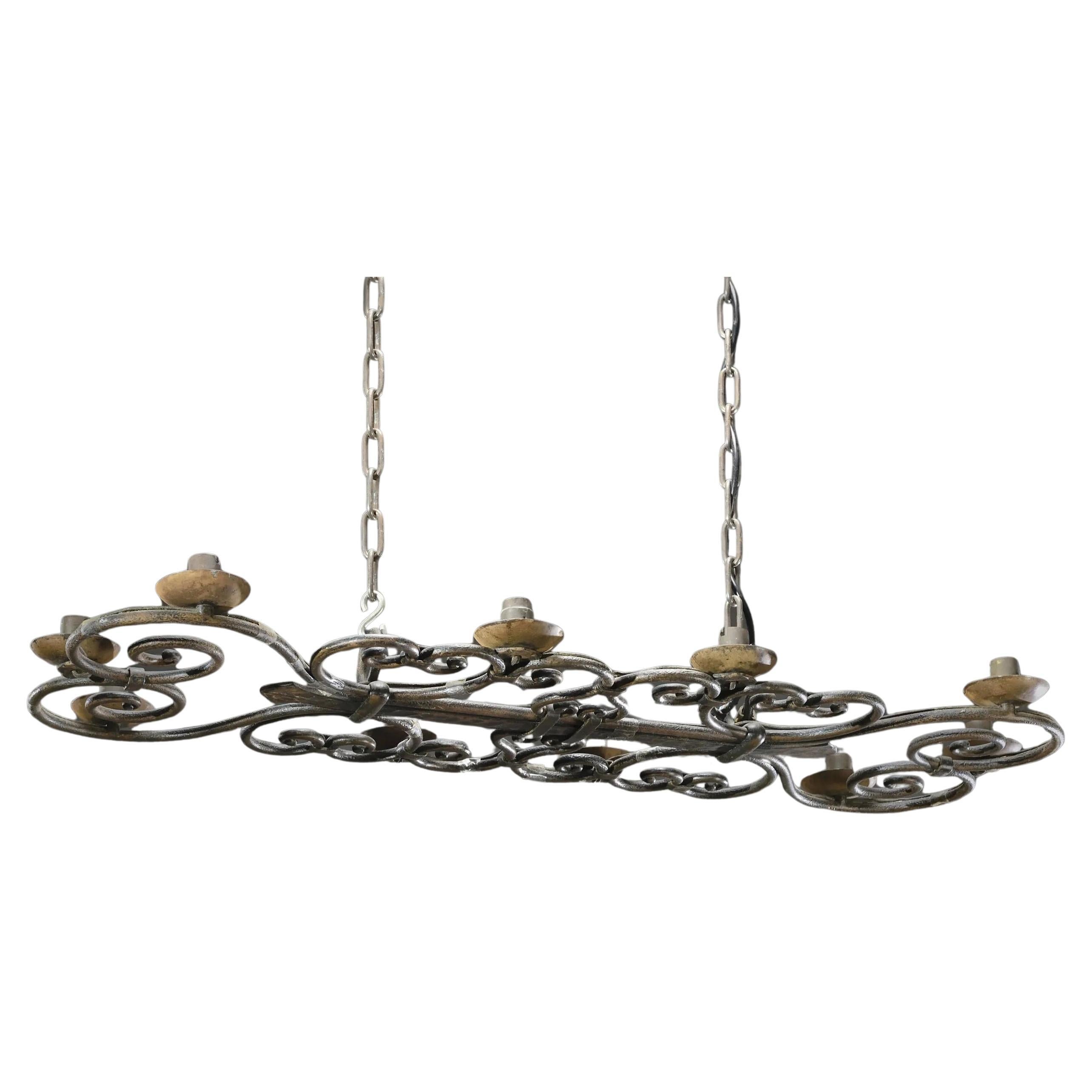 Michel ZADOUNAISKY (1903 - 1983), Lustre, France années 1950