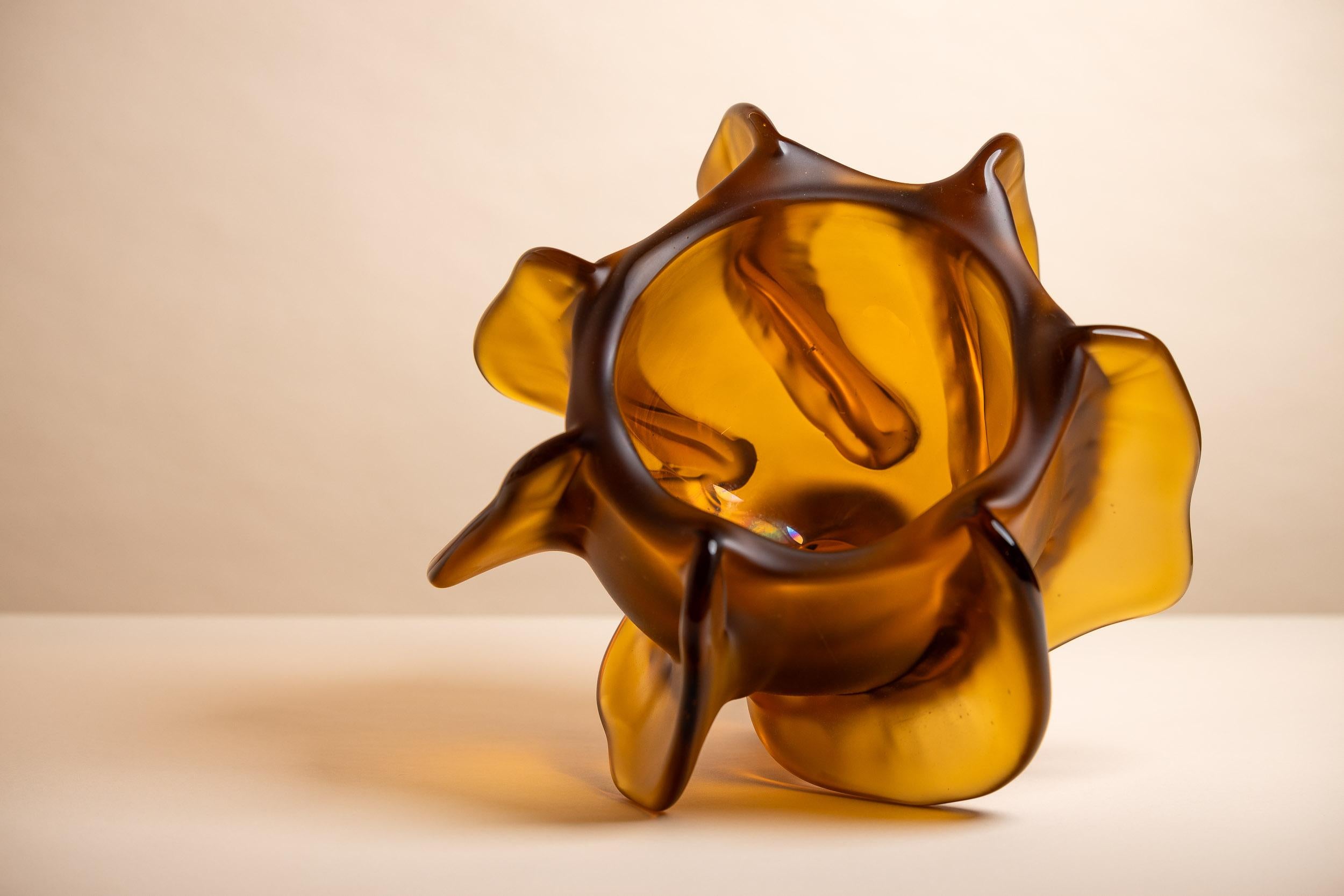 italien Michela Cattai, Sculpture contemporaine en verre de Murano soufflé à la main, Italie, 2024. en vente