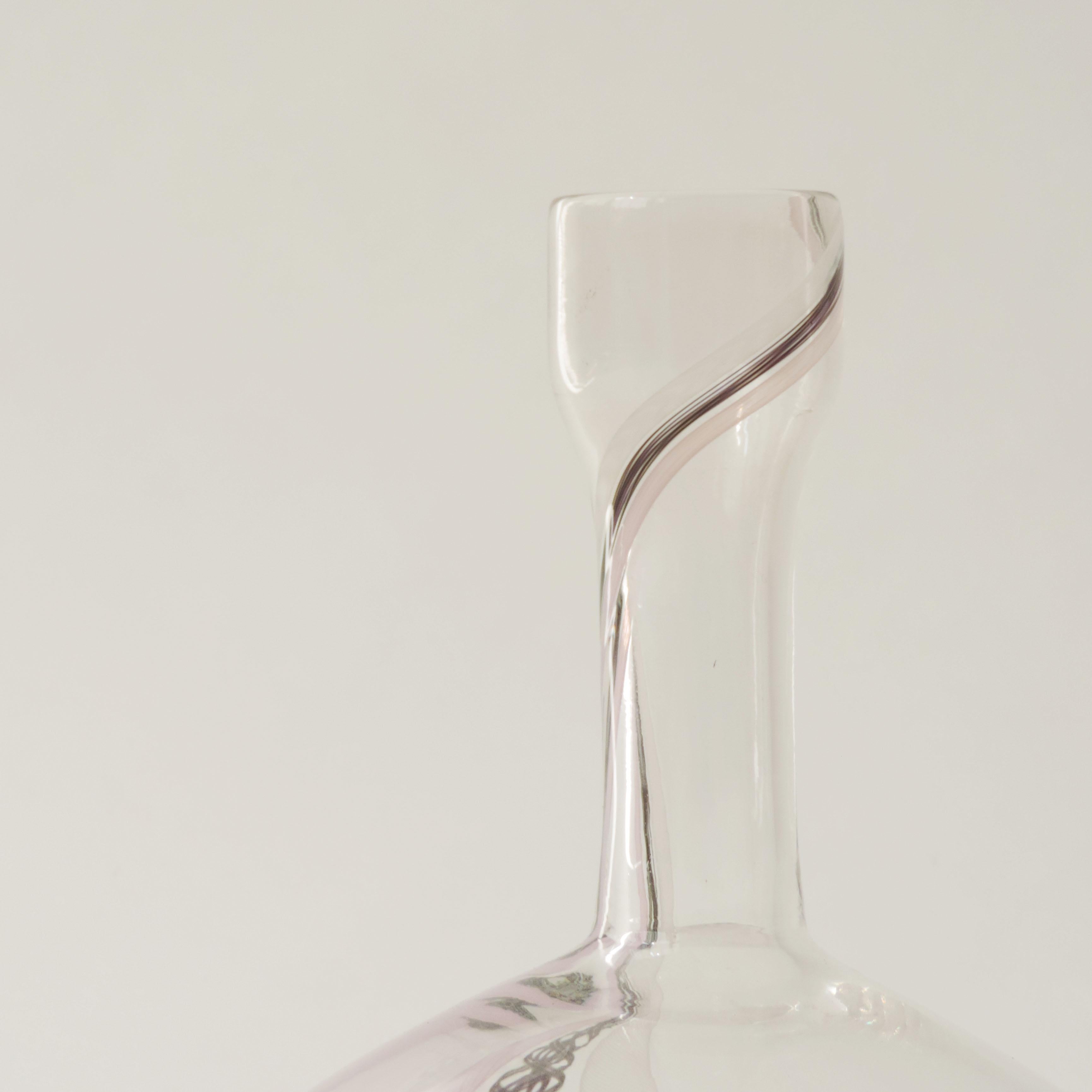Michela Cattai Frühe Murano-Glasflasche, Italien, 1990er Jahre (Moderne) im Angebot
