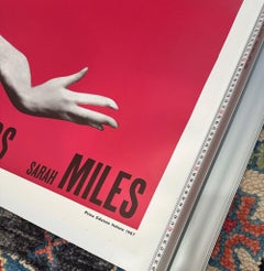 Blowup by Antonioni original 1970 Poster on linen By Michelangelo Antonioni