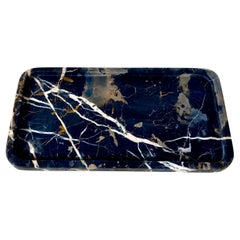 Michelangelo Black Magic Marble Decorative Tray