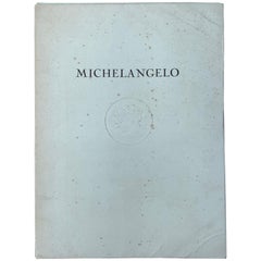 Michelangelo Buonarroti, 8 láminas en color montadas, Roberto Hoesch, Milán, 1942