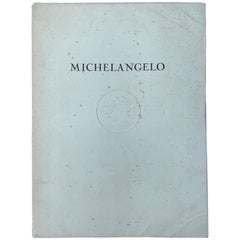 Michelangelo Buonarroti, 8 montierte Farbteller, Roberto Hoesch, Mailand, 1942