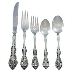 Michelangelo by Oneida Tradition Sterling Silver Flatware Set Service 40 Pieces