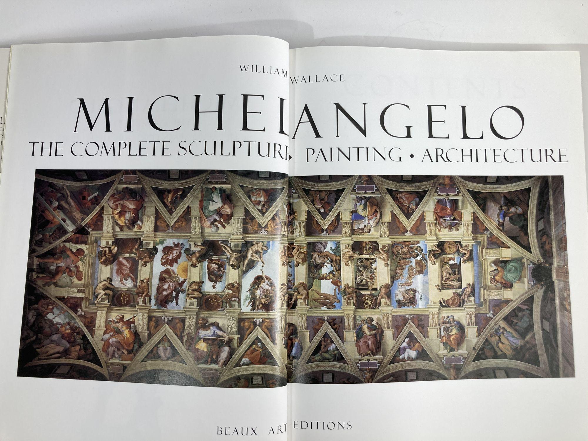 Michelangelo by William E. Wallace The Complete Sculpture Painting and Architect For Sale 2