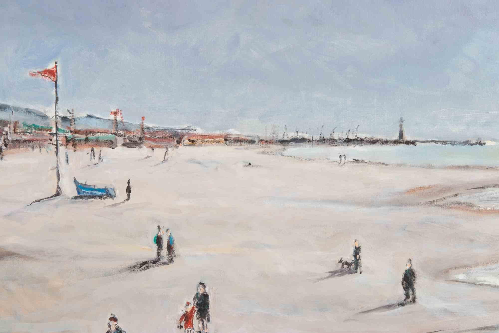 Printemps au bord de la mer - Peinture à l'huile de Michelangelo Cupisti - 2008 en vente 3