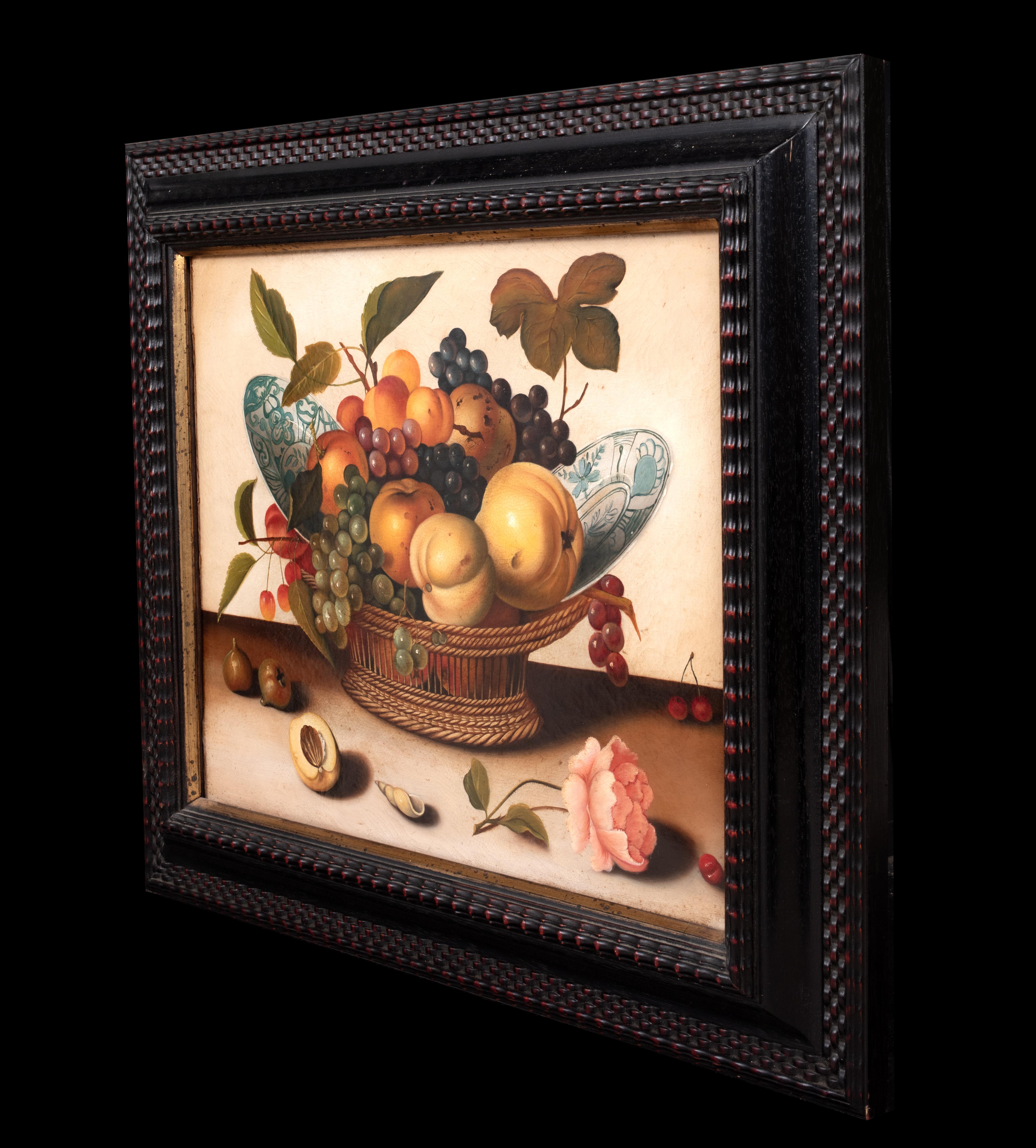 Still Life of Fruit In A Basket, 17th Century follower of Caravaggio (1571-1610) 2