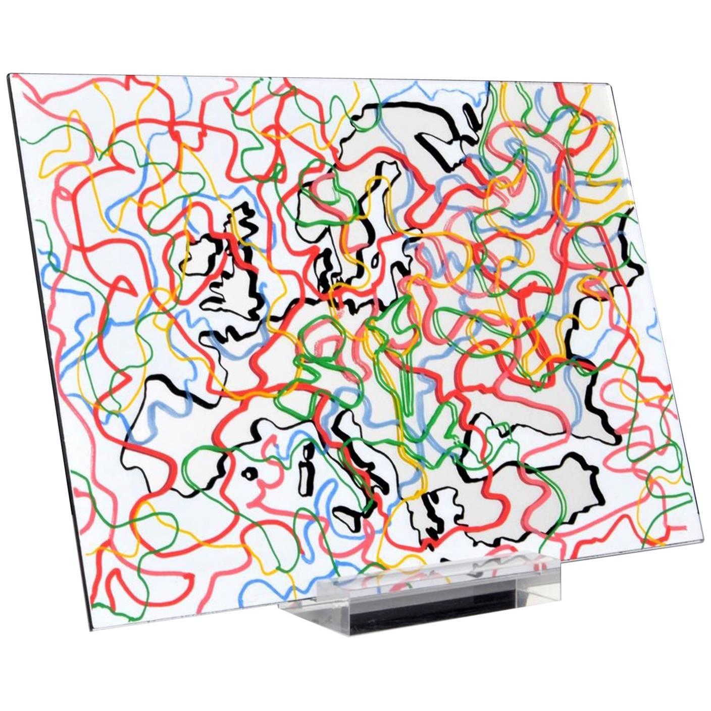 Sérigraphie miroir de Michelangelo Pistoletto en vente