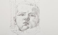 I am Third Series #5, Siebdruck aus Seide von Michelangelo Pistoletto