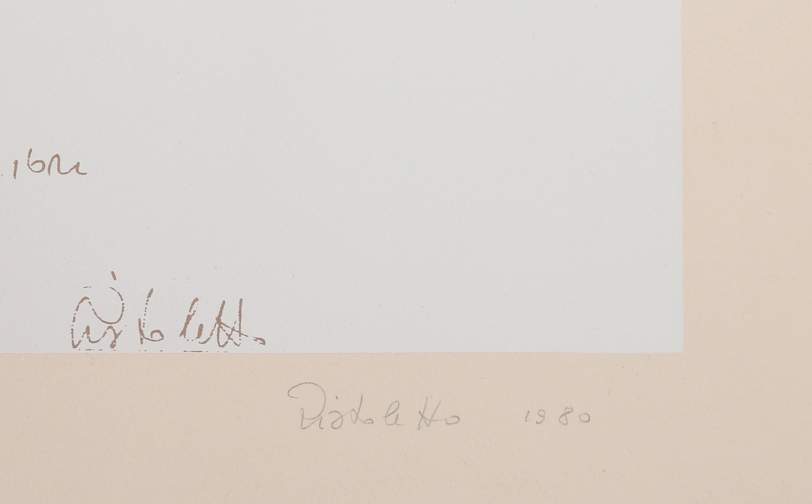 Io sono la Terza Serie #5, serigrafia contemporanea di Michelangelo Pistoletto in vendita 2