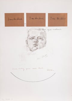 I am Third Series #6, Silkscreen by Michelangelo Pistoletto