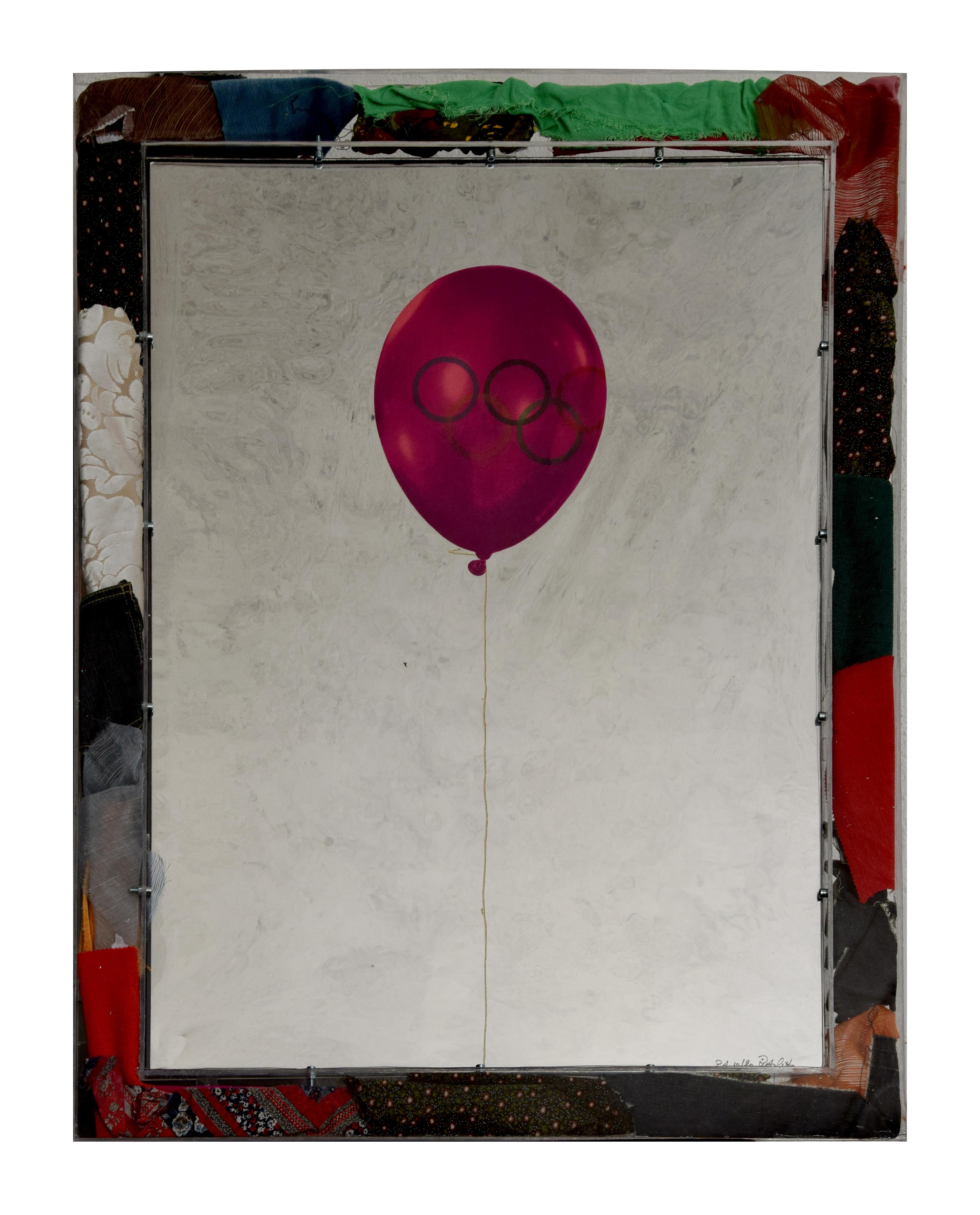 Michelangelo Pistoletto Figurative Print - Olympic Balloons – Screen Print on Aluminium by M. Pistoletto - 1984 
