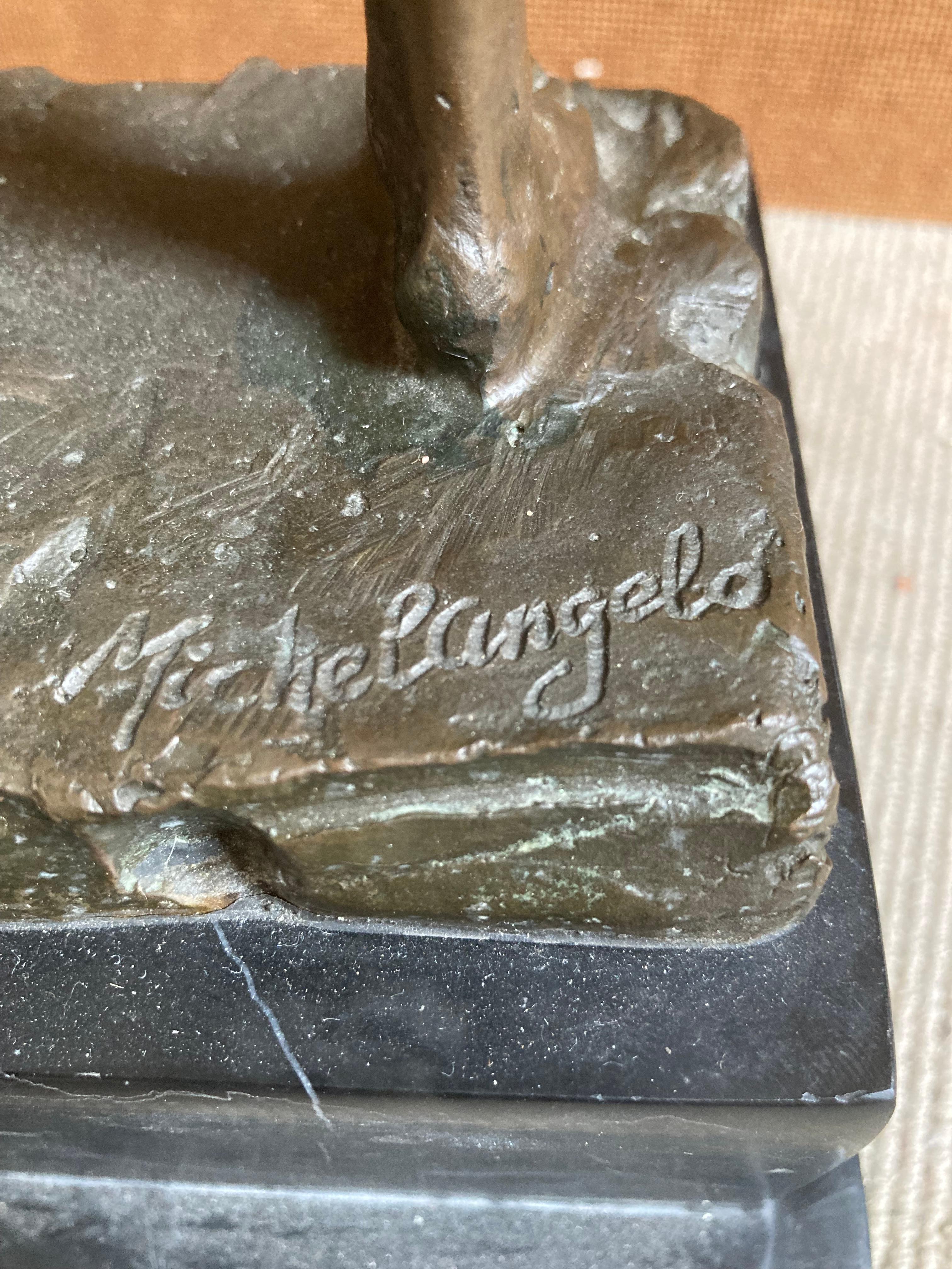 Winged David (Bronze), ex. Daniel Glaser Estate (New Orleans) For Sale 1
