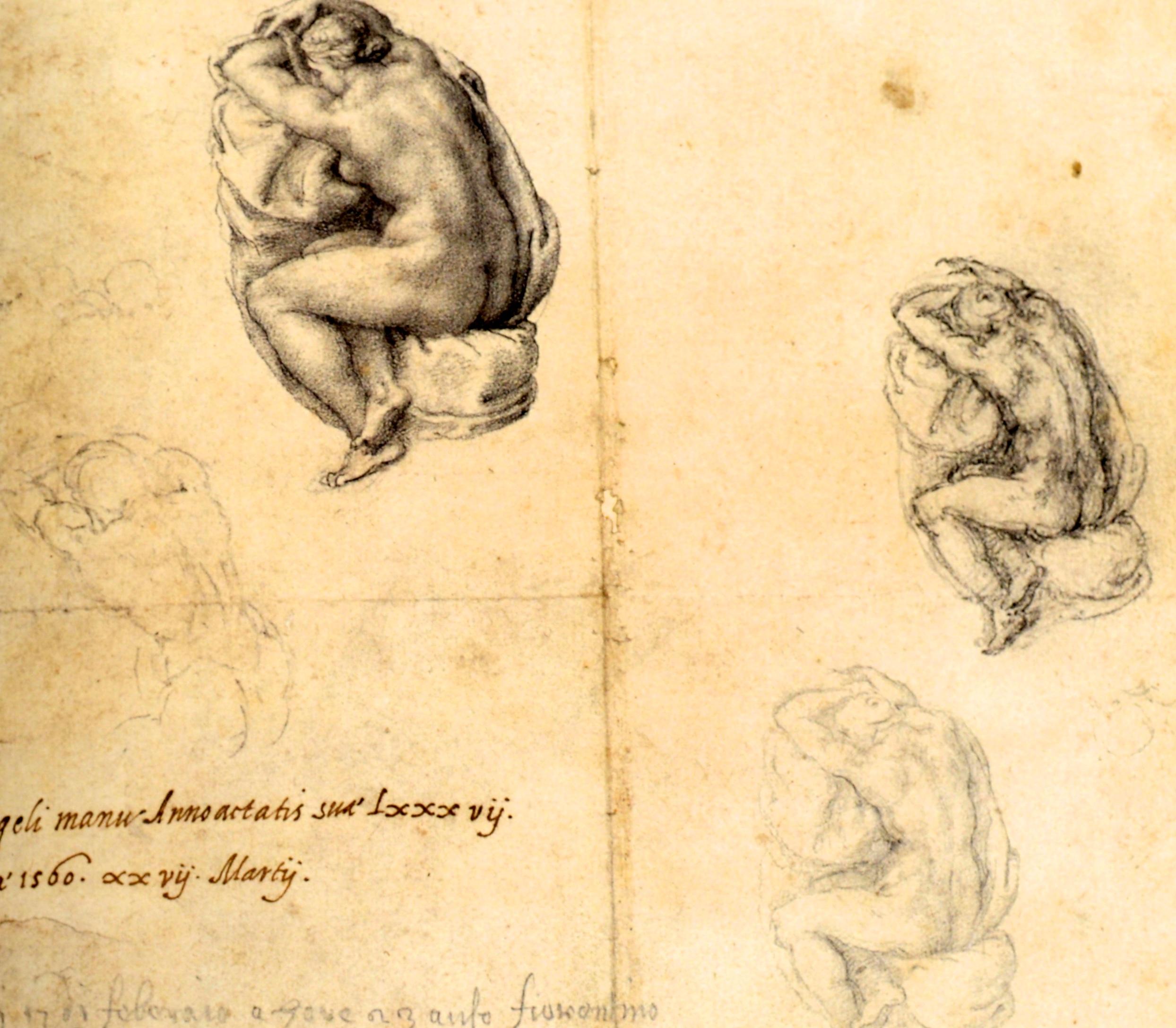 Michelangelo. Zeichnungen eines Genius, 1st Ed Ausstellungskatalog im Angebot 5