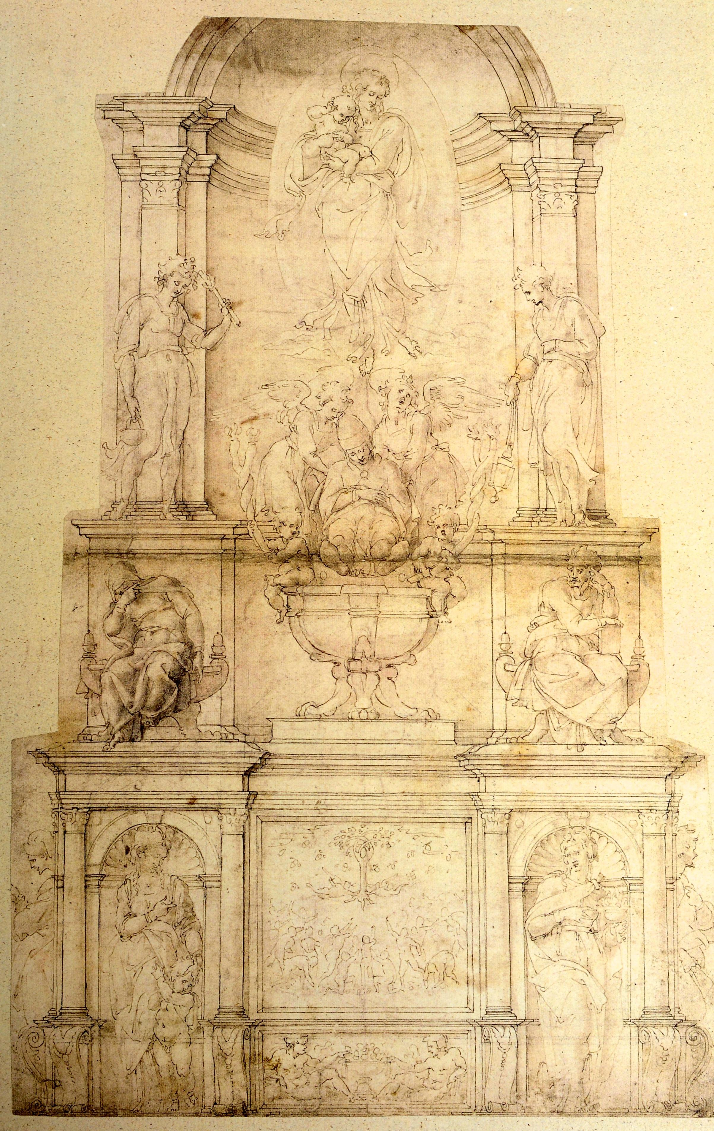 Michelangelo. Zeichnungen eines Genius, 1st Ed Ausstellungskatalog im Angebot 12