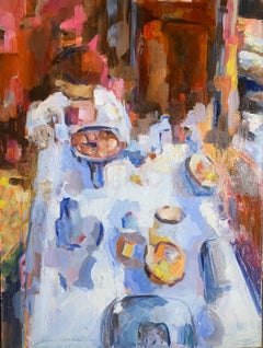 "Dinner” oil on canvas 36"x48" by Michele